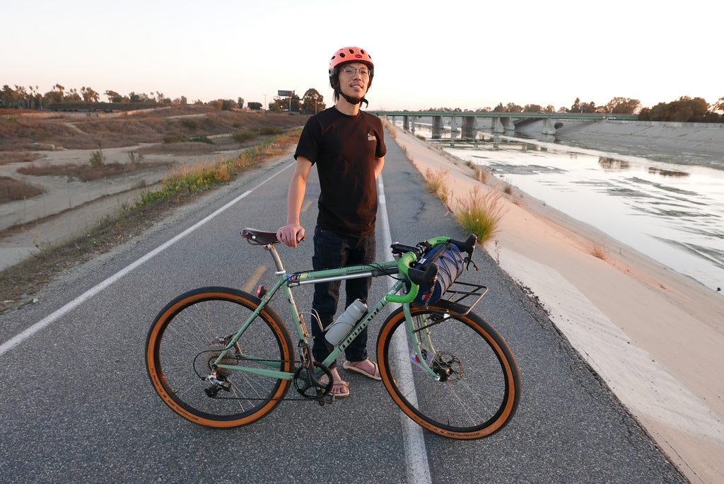 Reflective T Shirt on the LA River