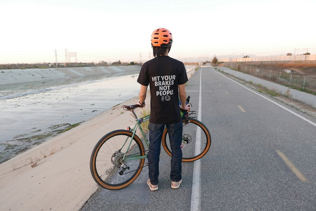 Reflective T Shirt on the LA River