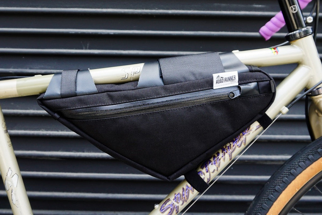 Wedge 1/2 Frame Bag in Black Cordura