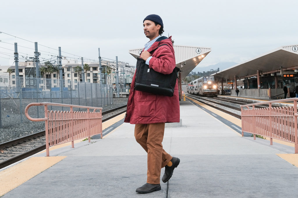 Everything Tote Bag in Black Cordura at Union Station