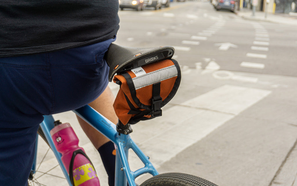 Drafter Saddle Bag in Rust Cordura