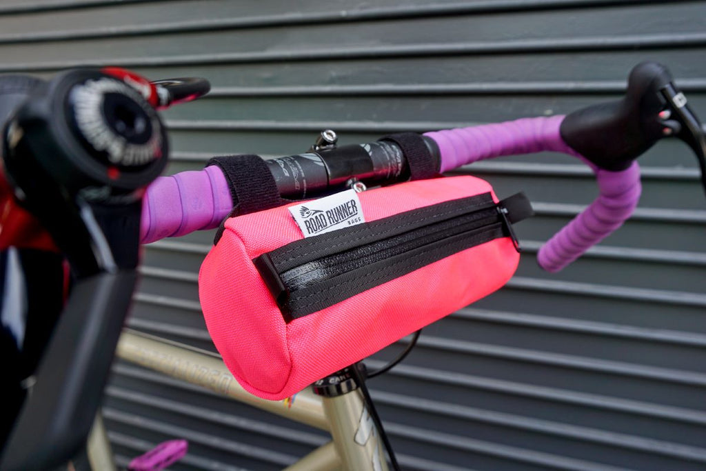 Burrito Handlebar Bag in Neon Pink Cordura