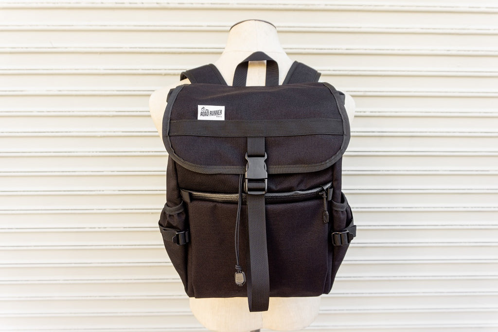 Slacker Backpack in Black Cordura