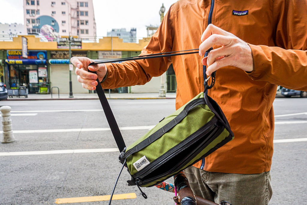 Universal Shoulder Strap being used on a California Burrito Bag.
