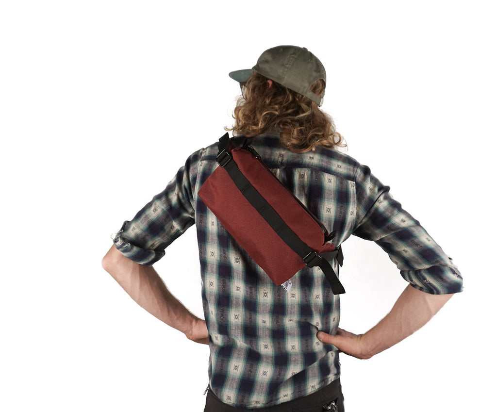 Lil Guy Fanny Pack in Burgundy Cordura