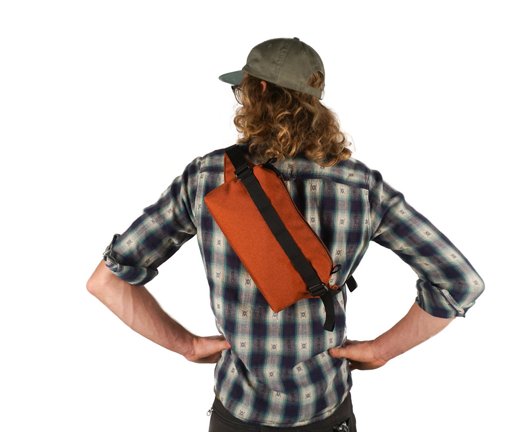 Lil Guy Fanny Pack in Rust Cordura