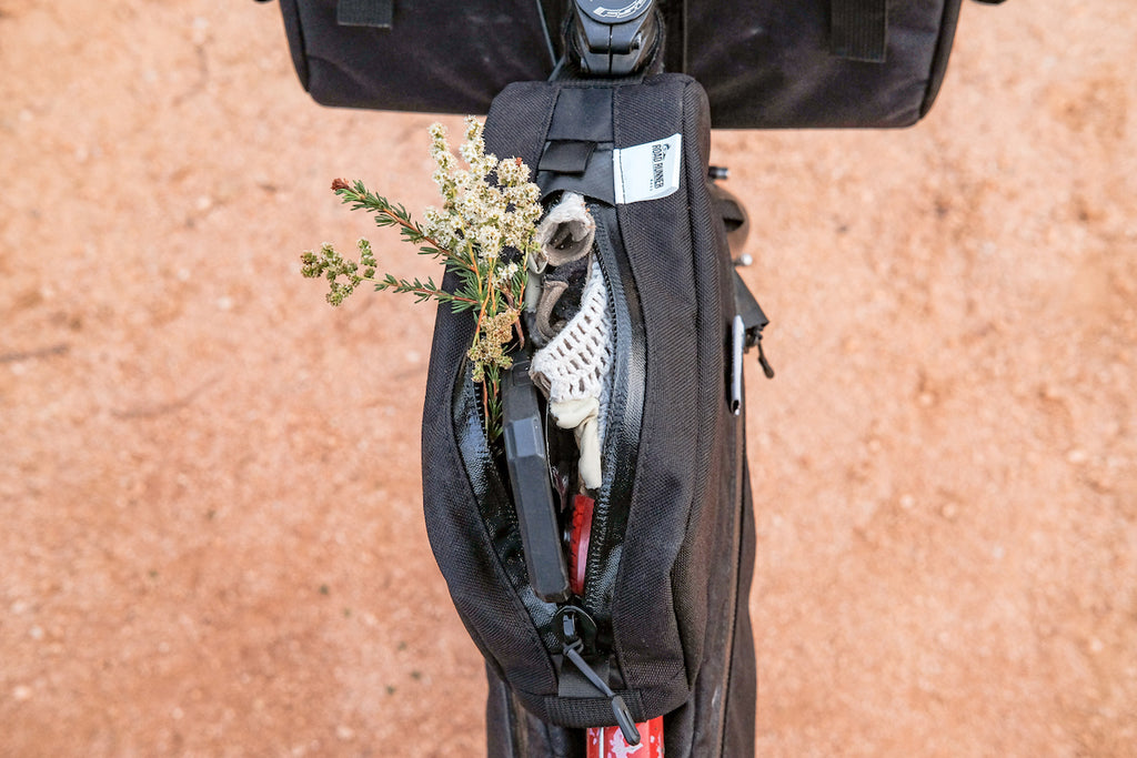 Bluff Top Tube Bag in Black Cordura