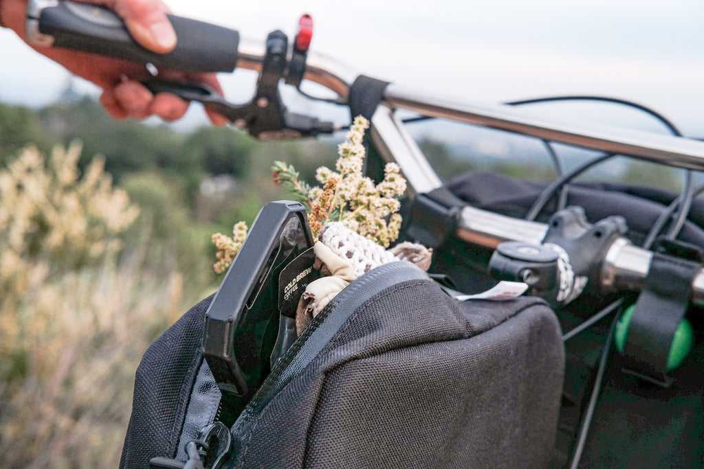 Bluff Top Tube Bag in Black Cordura