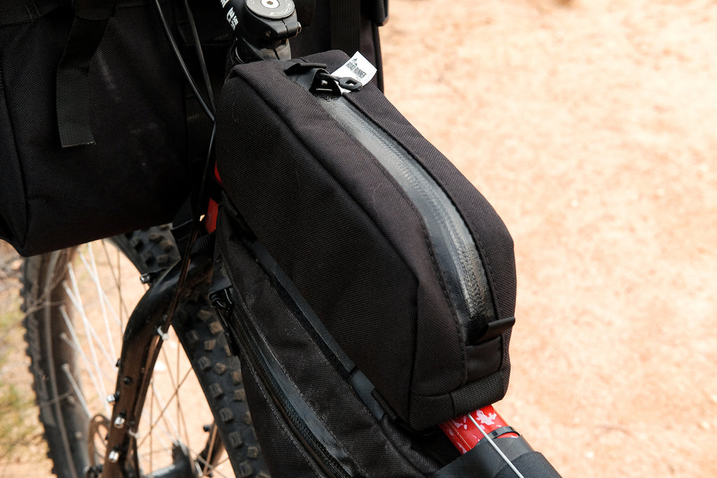 Bluff Top Tube Bag in Black Cordura