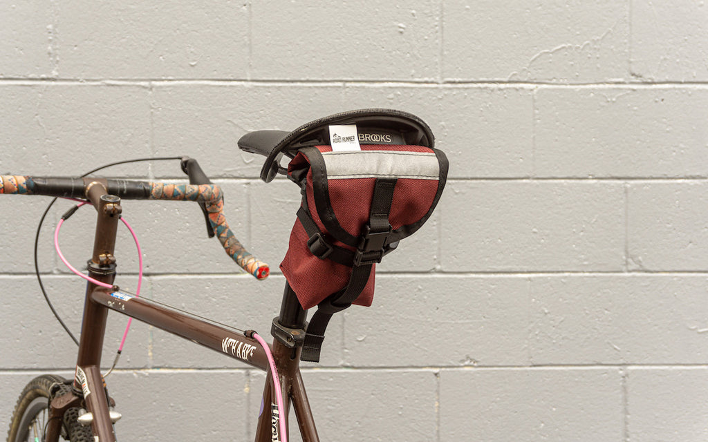 Drafter Saddle Bag in Burgundy Cordura