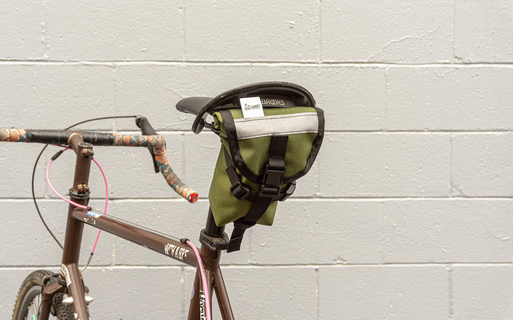 Drafter Saddle Bag in Olive Cordura