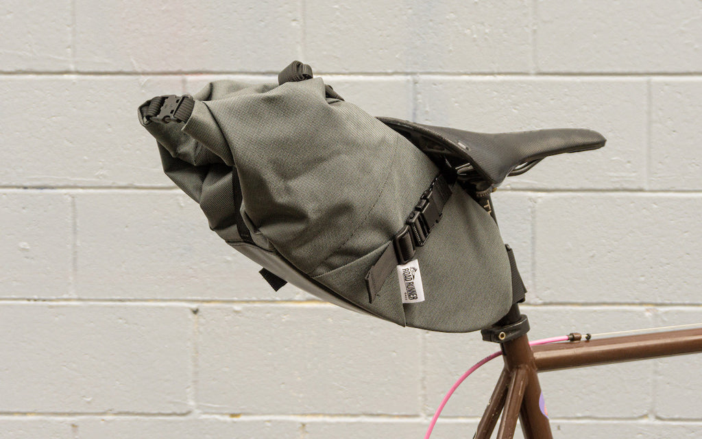 Sleeper Saddle Bag in Grey Cordura
